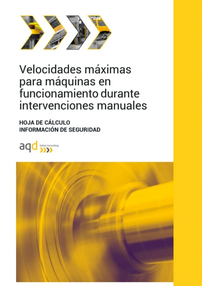 Velocidades máximas para máquinas en funcionamiento durante intervenciones manuales